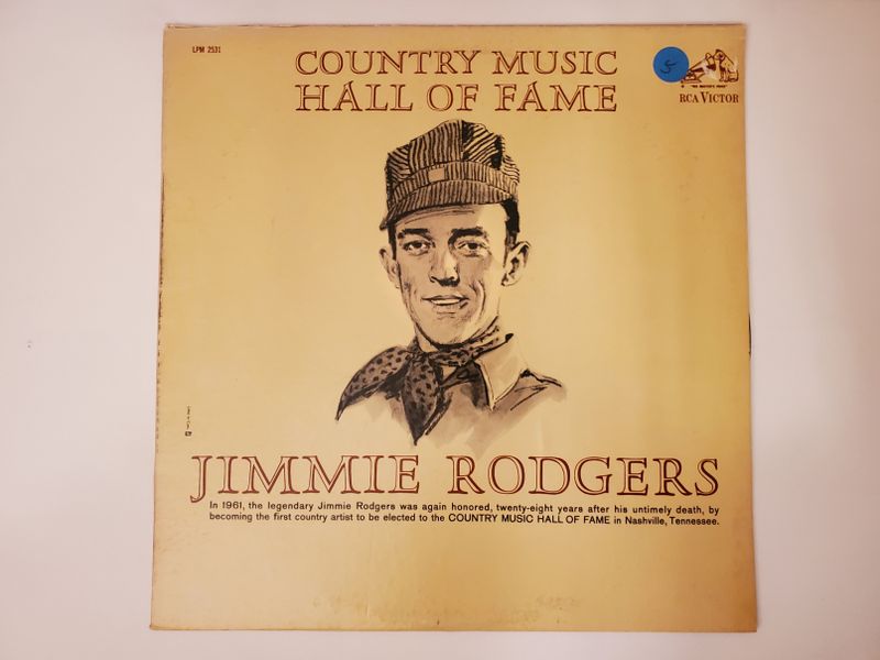 Jimmie Rodgers Country Music Hall of Fame vinyl record